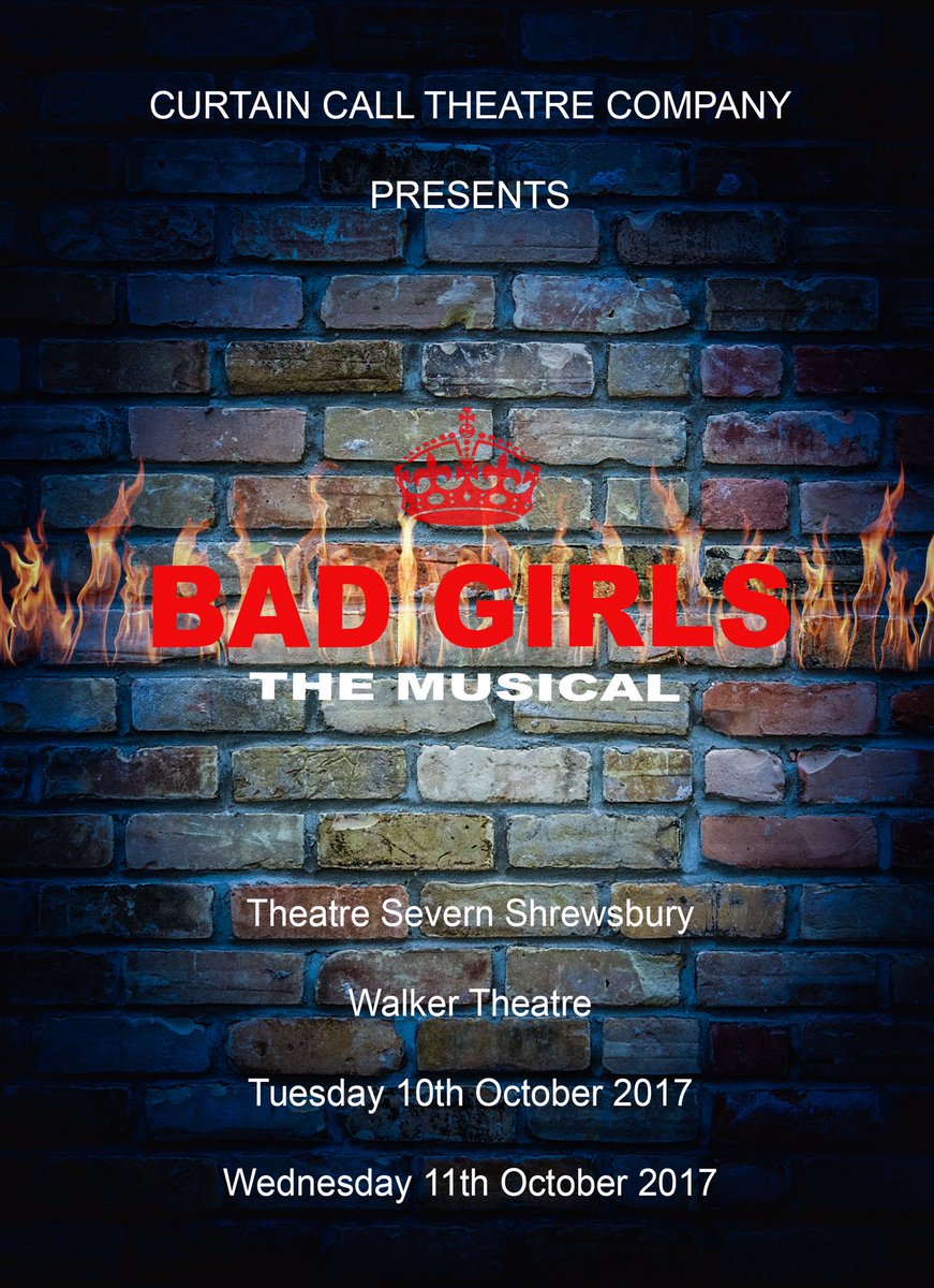 Curtaincall15's tweet photo. @theatresevern next week!! https://t.co/CeaYeFBw5B