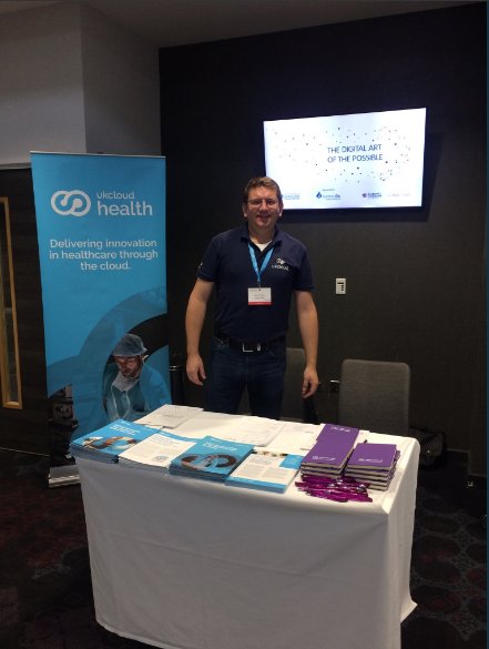BillMew's tweet photo. Come see @ukcloudhealth at the Digital Art of the Possible 2 today, supporting @WEAHSN #DAP2 - #purecommitment to the UK healthcare sector https://t.co/AvPh14pELA
