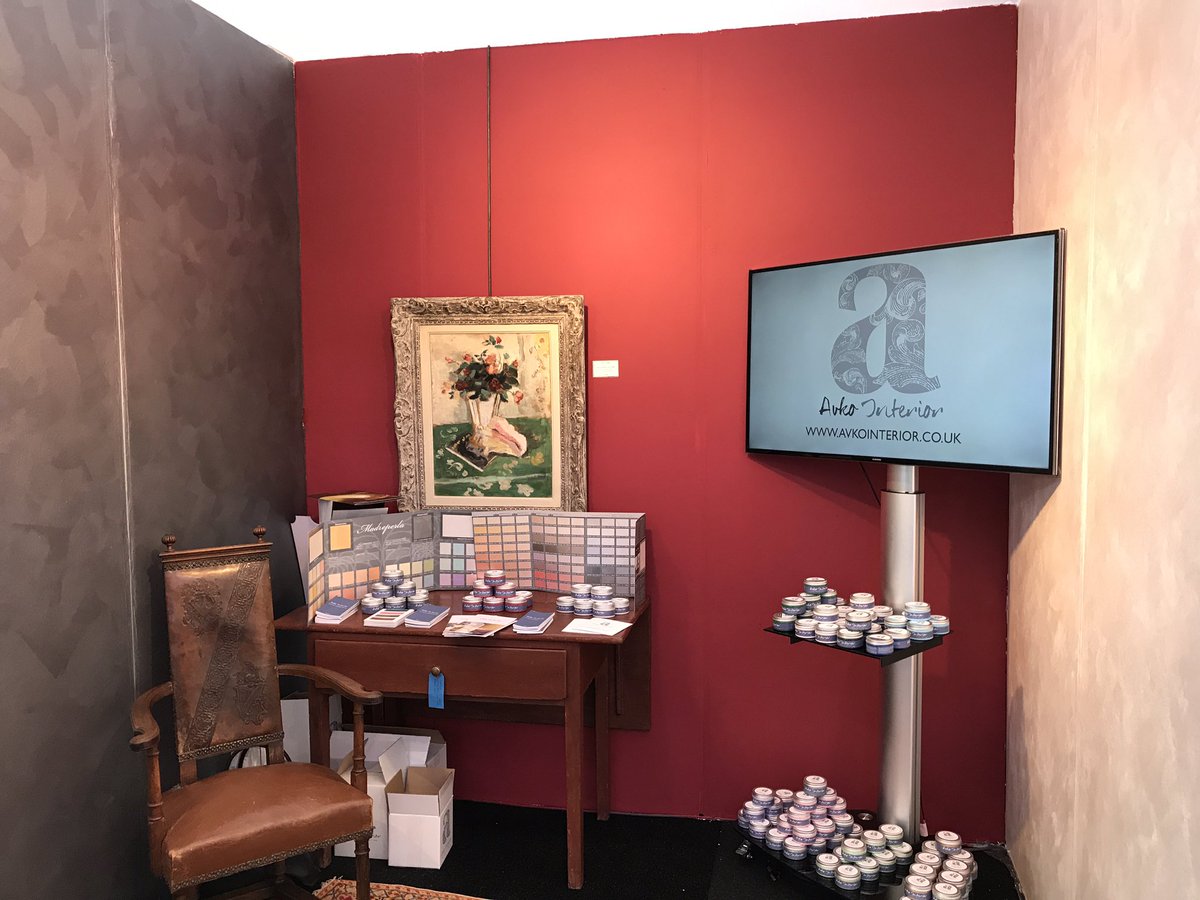 avko_interior's tweet photo. Come and join us for day 2 at the Decorative fair; check out our Luxury Matt Emulsion in Cottonworth red #DecorativeFair #AvkoInterior https://t.co/LArpcY9mDr