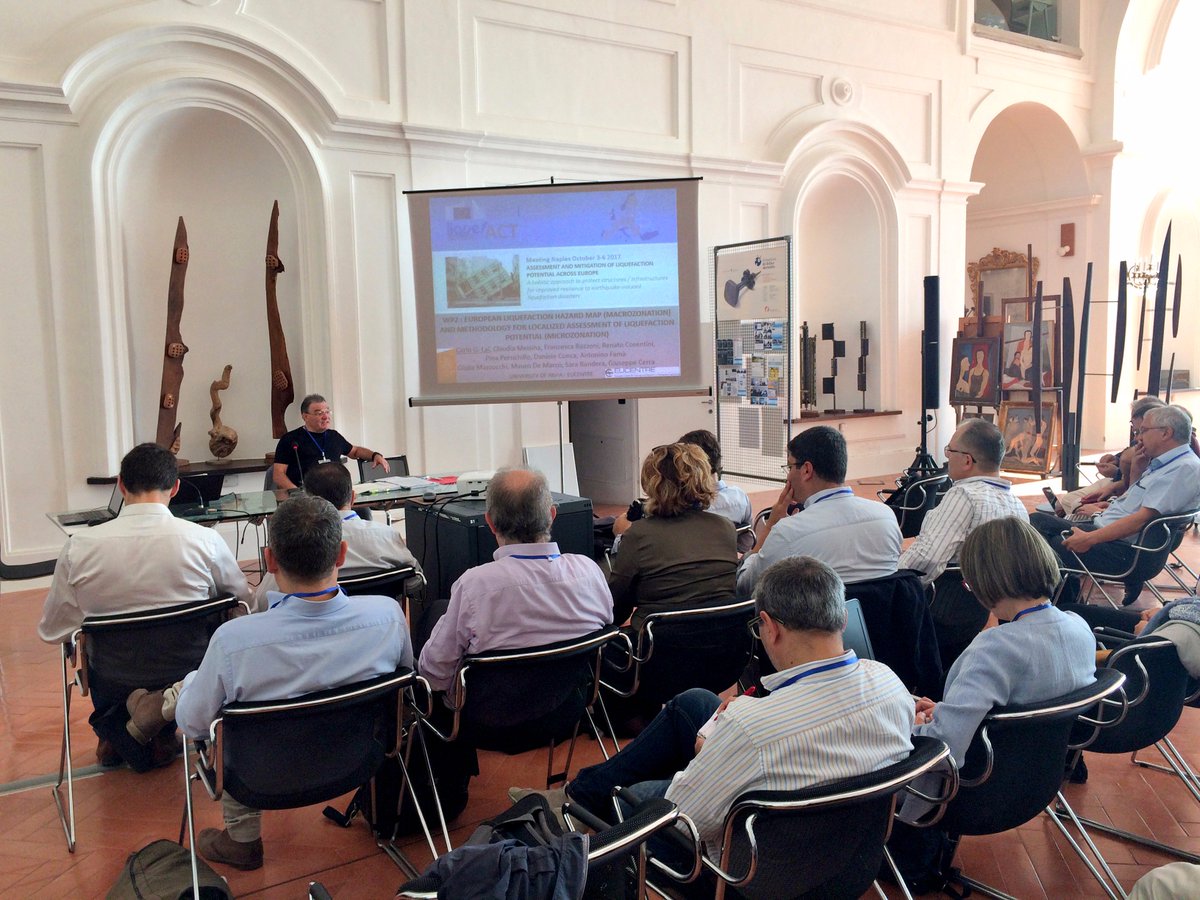 liquefact_eu's tweet photo. The #Liquefact partners’ meeting, for a general alignment on the project, officially kicked off yesterday in Naples, at Palazzo Donn'Anna. https://t.co/XyzUGBBkvP