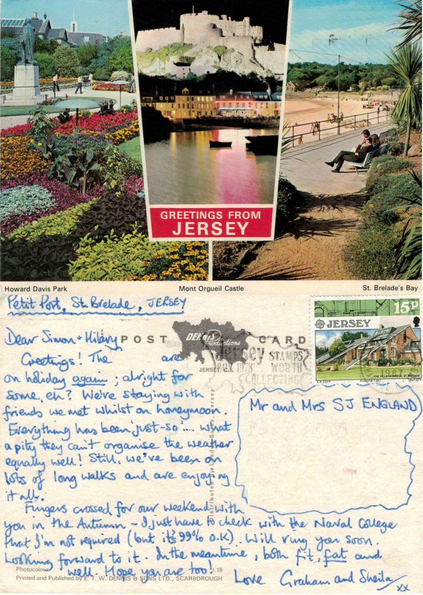 HilsGE's tweet photo. With love from Jersey (1987) https://t.co/qFnMVIPD5c https://t.co/i0RAL8Hhtn