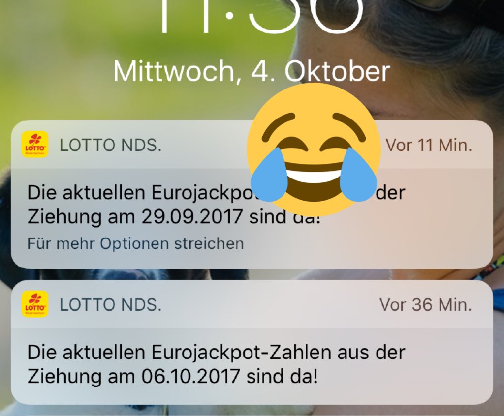 stefan_simonsen's tweet photo. Da dürfte dem Jackpot-Gewinn am Freitag ja nix mehr im Wege stehen... 😂 #lotto #lottozahlen #lottoniedersachsen https://t.co/zfdP0JXd9V
