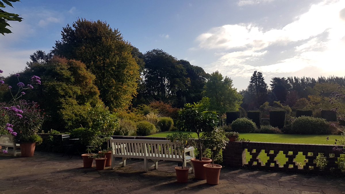 It might be a bit gloomy now but this morning we were greeted by a beautifully crisp Autumn sky!
