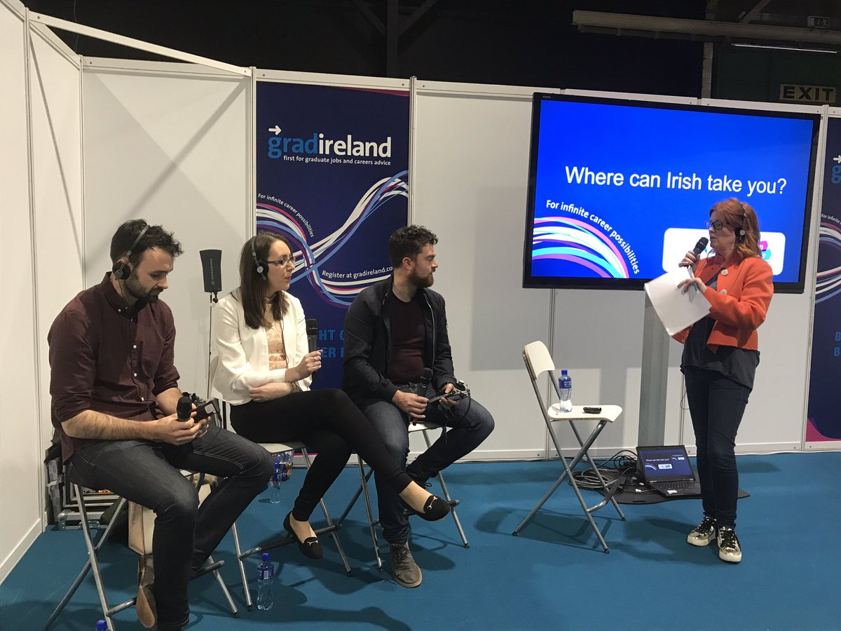 Join us at our <a href="/gradireland/">gradireland</a> seminar in Seiminar Room 1 RDS #doghairmlegaeilge <a href="/BlathnaidRua/">Bláthnaid Ní Chofaigh</a> <a href="/CianAnseo/">Cian Mac Cárthaigh</a> <a href="/breathnachc/">Cormac</a> <a href="/gaelchultur/">Gaelchultúr</a>