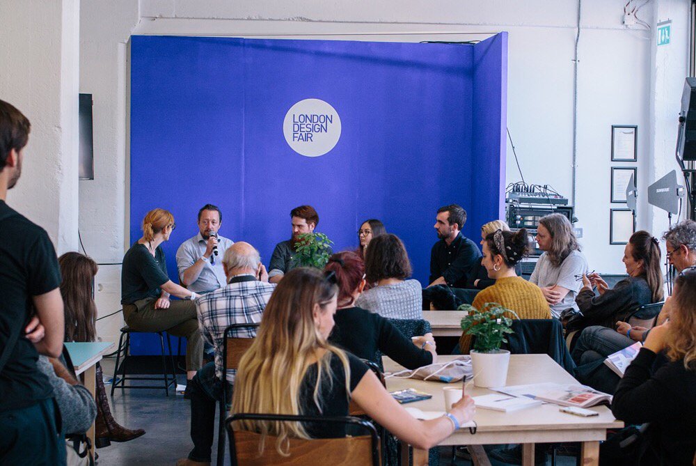 Such an honour to take part in the panel discussion <a href="/LDNdesignfair/">London Design Fair</a> w/ <a href="/Hole_and_Corner/">Hole & Corner</a> alongside <a href="/stoffstudios/">Carys Briggs</a> <a href="/forestandfound/">Forest + Found</a> <a href="/julianmayor/">julian mayor</a>