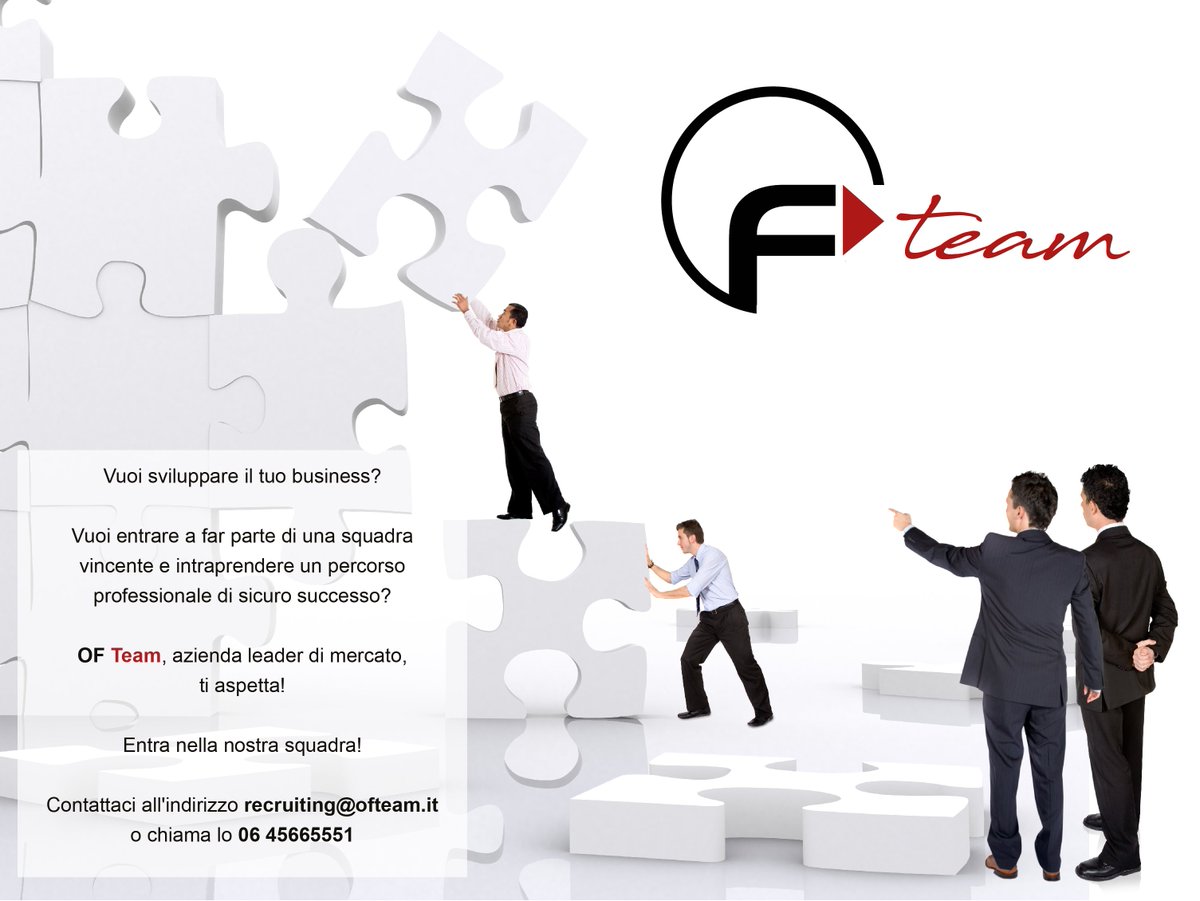 ofteampage's tweet photo. [Job search]
Entra nella nostra squadra, contattaci all'indirizzo: recruiting@ofteam.it
#OFTeam #LavoraConNoi #Opportunità https://t.co/0j9hKEoEUW