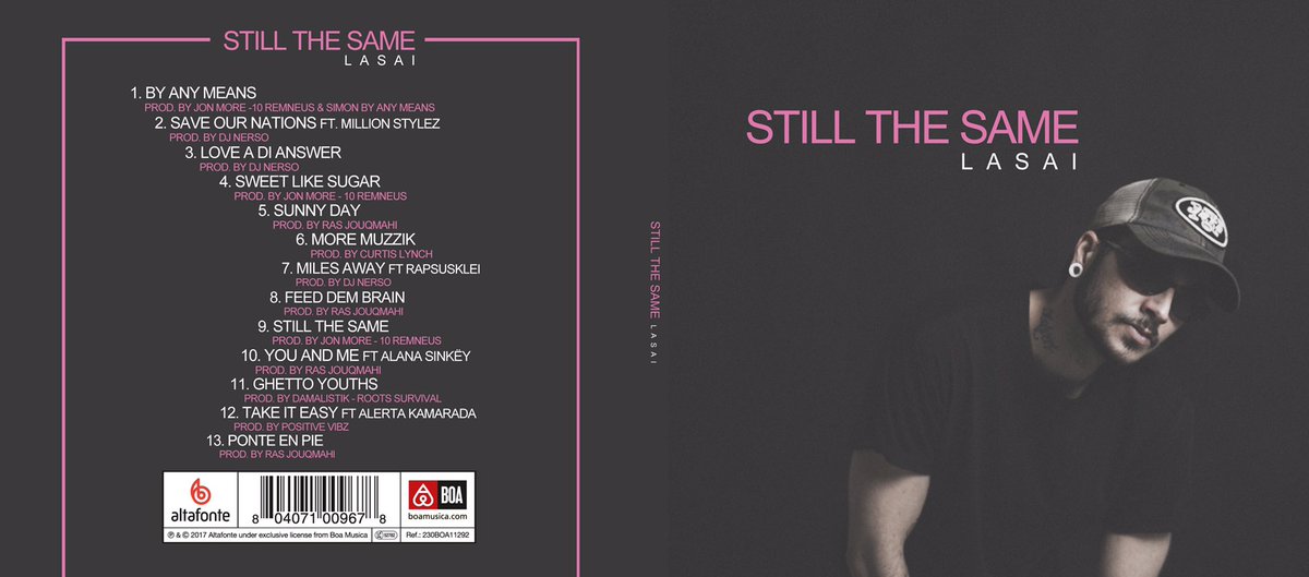 LasaiMuzzik's tweet photo. Bueno y vamos a ir conociendo mas sobre "STILL THE SAME", aquí tenéis la parte de atrás del disco, donde podréis encontrar mas cositas!! https://t.co/kNJ9uk2aol