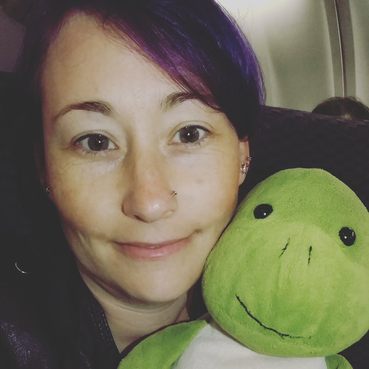MasolinoTurtle's tweet photo. #HereWeGo @AJZipper  boarded and ready to take off to #NYC for #NYCC! See everyone soon! 💙💜❤️💛💚🐢 #MasolinoTurtle #TurtleLove https://t.co/iY7OQ00u8L