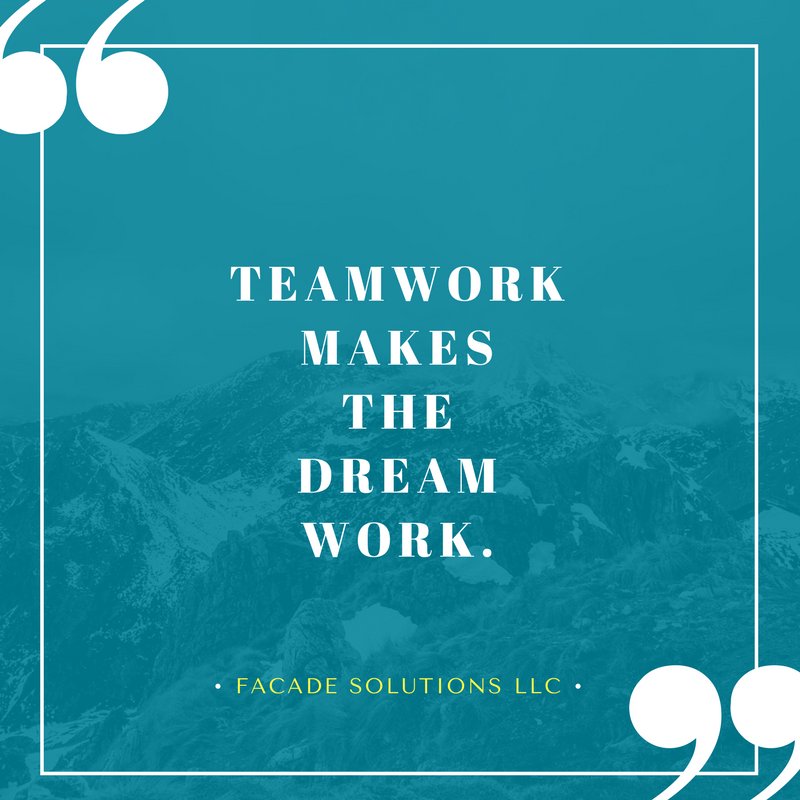 FacadeSolutions's tweet photo. A good team can make all the difference.  What do you think?#WednesdayWisdom #inspirational #quote #MotivationalQuotes #Glass https://t.co/XxKfMKJ1fr