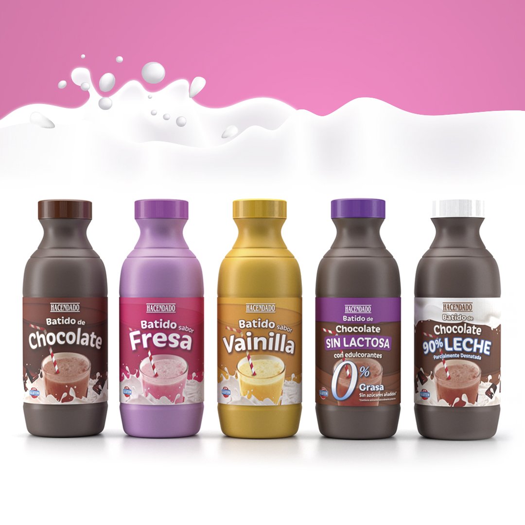 EstudioMira's tweet photo. Packaging design of shakes for Hacendado brand #graficdesign #milkshake #estudiomiravalencia #valencia #packagingdesign https://t.co/XE9GGFN14f
