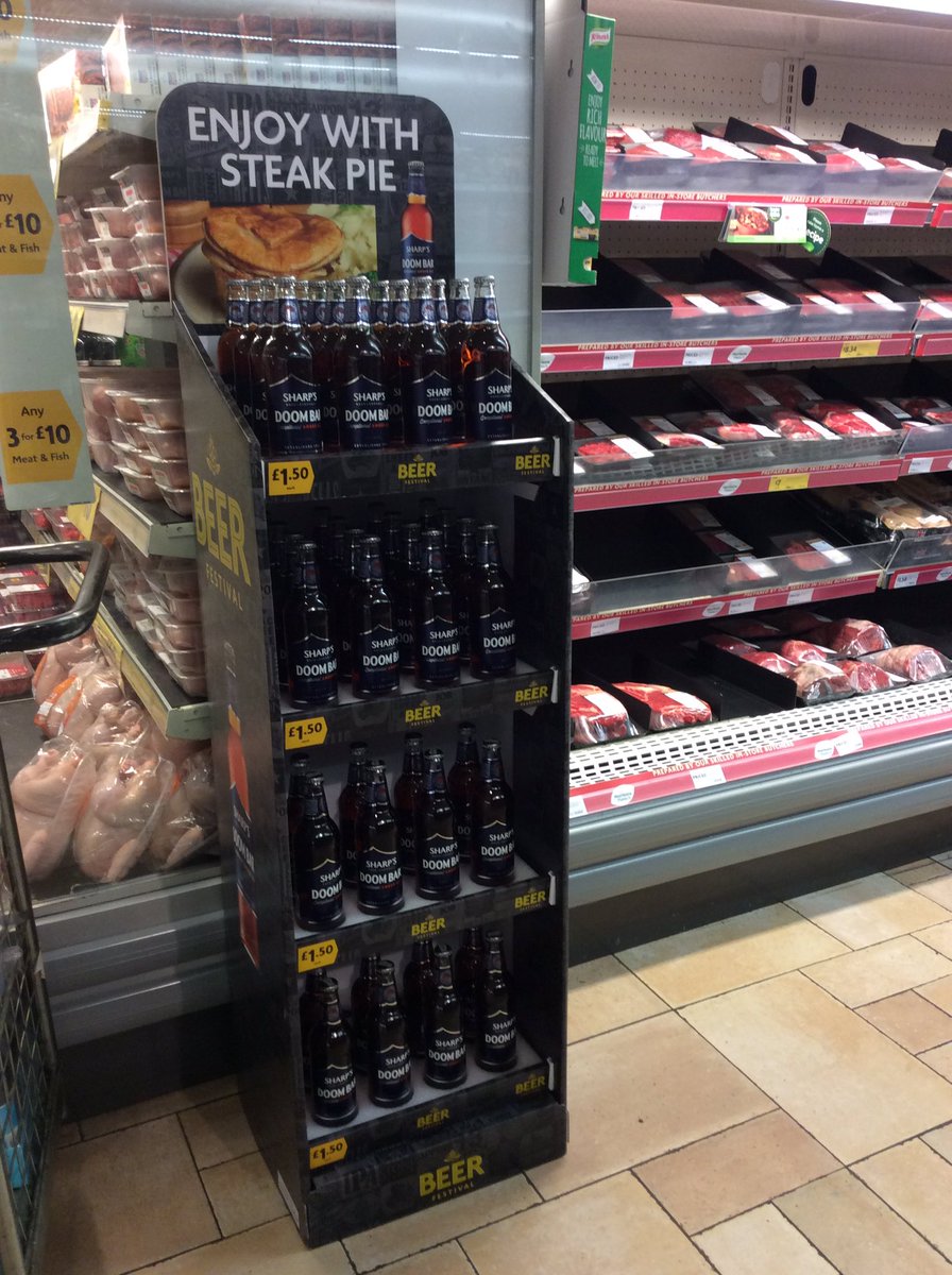 PowerforceMC37's tweet photo. @Morrisons Milton Keynes MK4 4DD #morrisonslooksharps this morning @PowerforceMCNSM @DoomBarBeer @SharpsBrewery https://t.co/BKayieFI3s