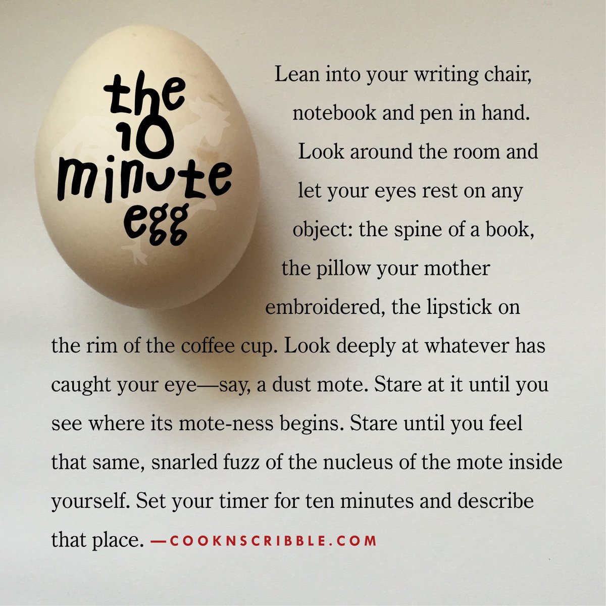 cookNscribble's tweet photo. For your writing pleasure... #10minuteegg #foodmedia #foodwriter #foodwriting #cooknscribble https://t.co/t8BrTwKyYr