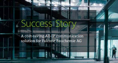 Falcone Bauchemie AG saves money with OpenScape Business and SmartNode. tieki.net/s/2vla