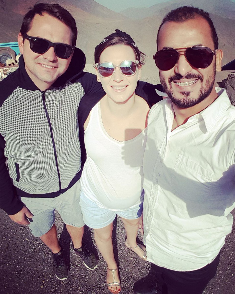 ClickExcursion's tweet photo. In #Ouarzazate, the door of the desert a couple had the best day with our driver Oussama 
#Tichka #Kasbah
#ClickExcursions 
#HandLTravel https://t.co/DwhW7oqb0l