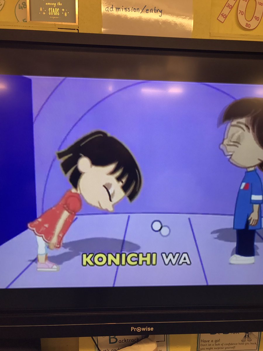BCPS_4M's tweet photo. We are loving languages club today learning how to say "hello"👋🏻 We even started by greeting each other in our home languages.🌎 @BCPSDeputy https://t.co/wD2rRhD9rX