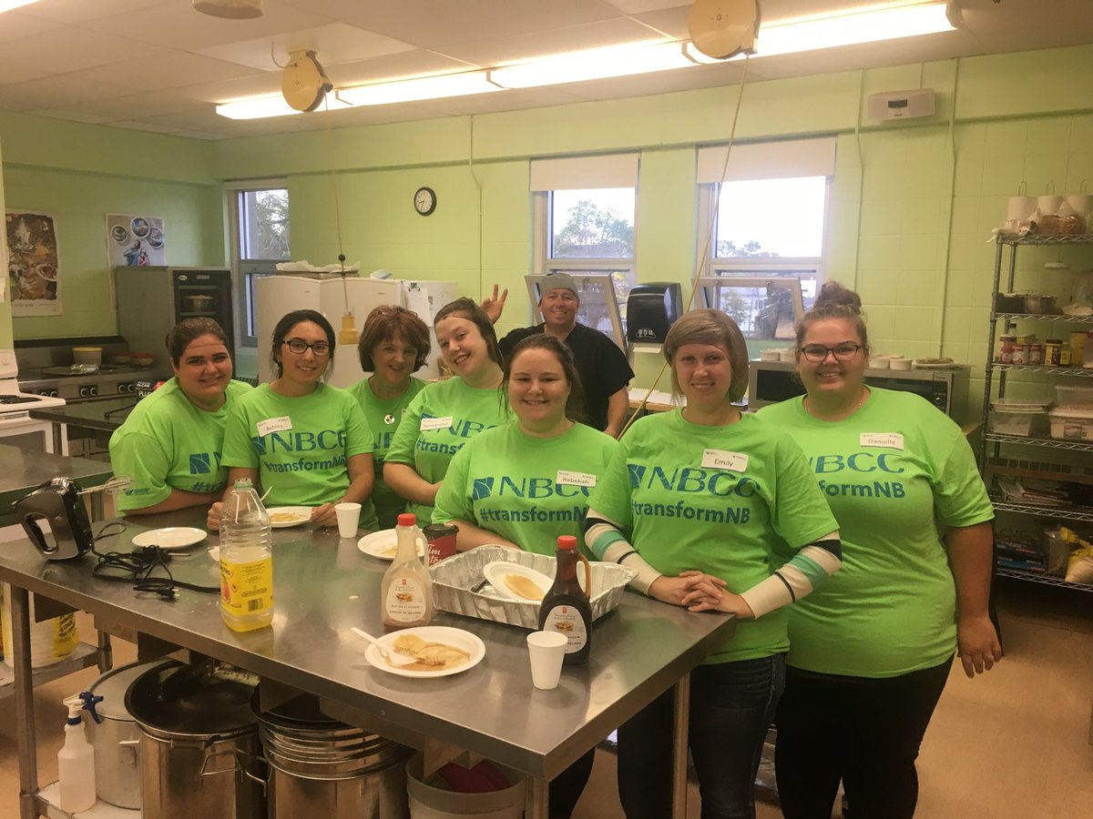 NBCC students making our day special!   Thank you for the delicious breakfast!
#transformnb