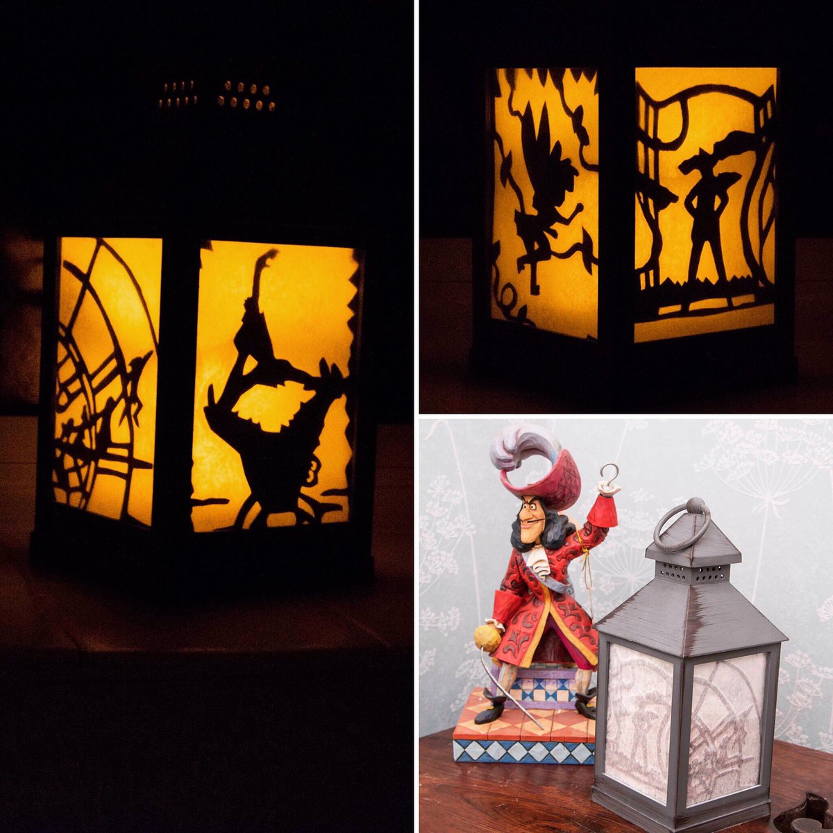 paperstormgifts's tweet photo. Shadow lantern of my fave story! #papercut #papercutart #papercutting #shadowlantern #disneysilhouette #flamelesscandles #disneypapercut https://t.co/RNY0OebsRT