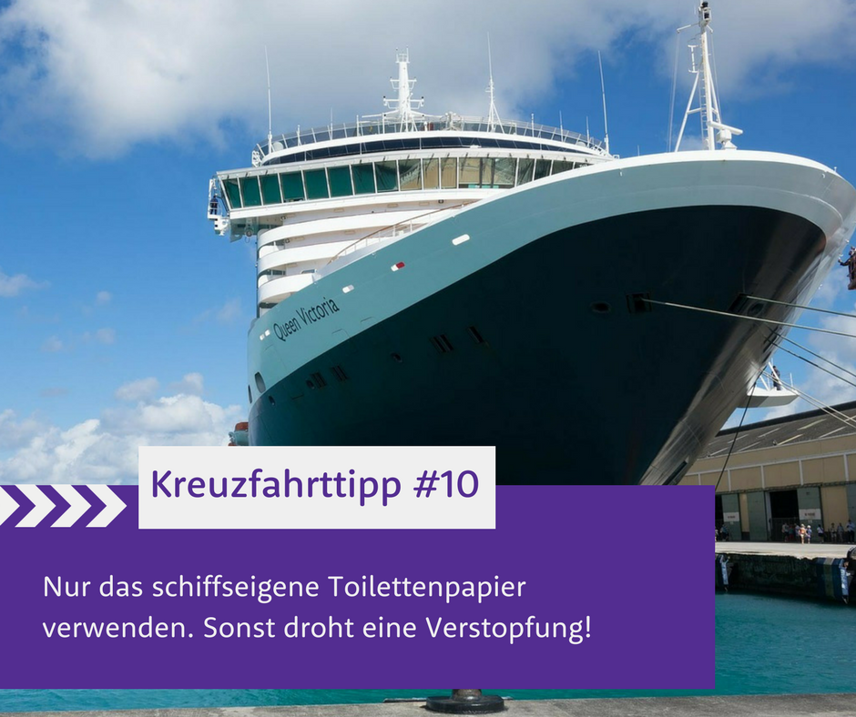 holidayextrasDE's tweet photo. Ist die #Kabinentoilette erst mal #verstopft, müsst Ihr bis zum Ende der #Reise auf eine öffentliche #Toilette gehen. #Kreuzfahrttipp Nr. 10 https://t.co/WRAKu9b8Og