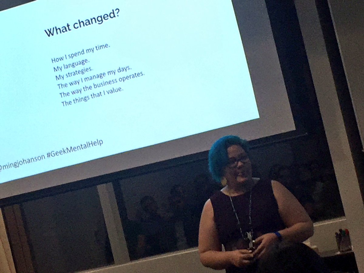 fendersperth's tweet image. Last but certainly not least we have @MingJohanson finishing off our talks and the changes we can make! #geekmentalhelp
