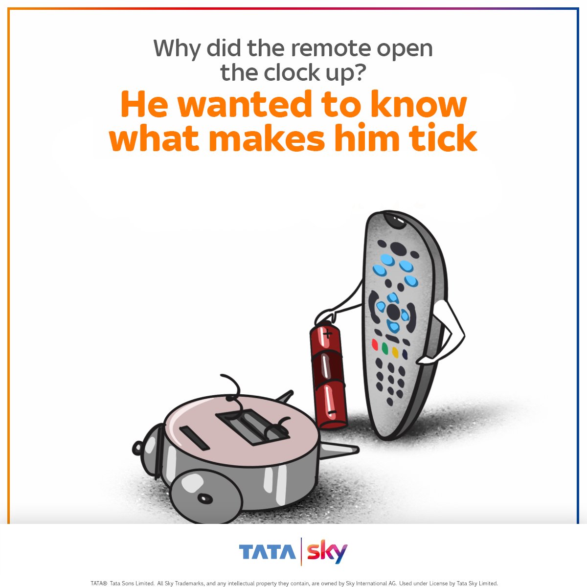 TataPlayin's tweet photo. When people are away, the remotes will play. 
We hope you like our remote sense of humor with these puns. #RemoteSeries https://t.co/raxECAVWvv