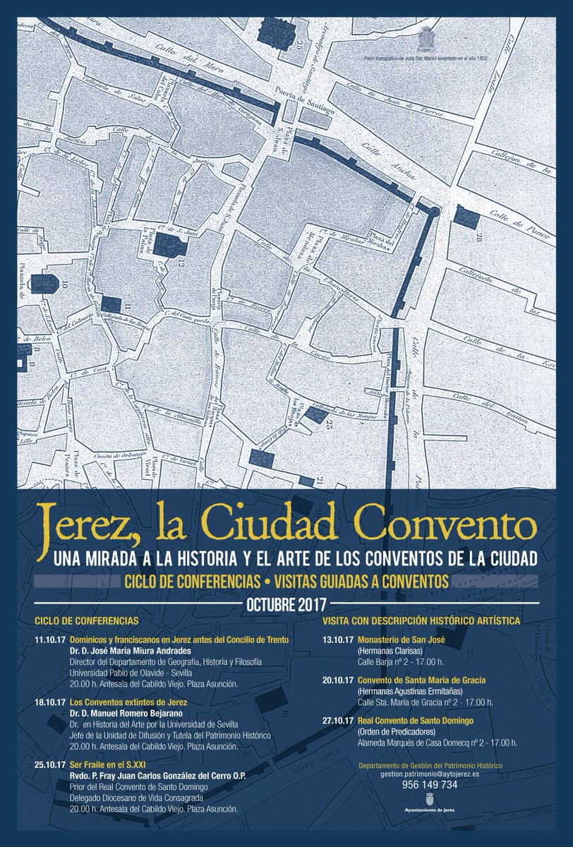 Jerez_Life's tweet photo. 📍📅Jerez, la Ciudad Convento; Ciclo de Conferencias y visitas guiadas a conventos en el mes de Octubre #JerezLife #JerezCultura @jerezciudad https://t.co/RC8Ium9ECe