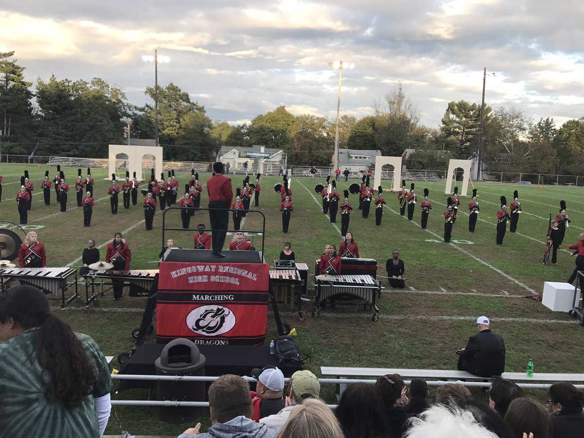 Dragons_AD's tweet photo. Congrats to our Dragons Marching Band for placing 1st at the Pitman Autumn Thunder competition! Go Dragons! ⚫️🔴 https://t.co/6ovERs9qsI