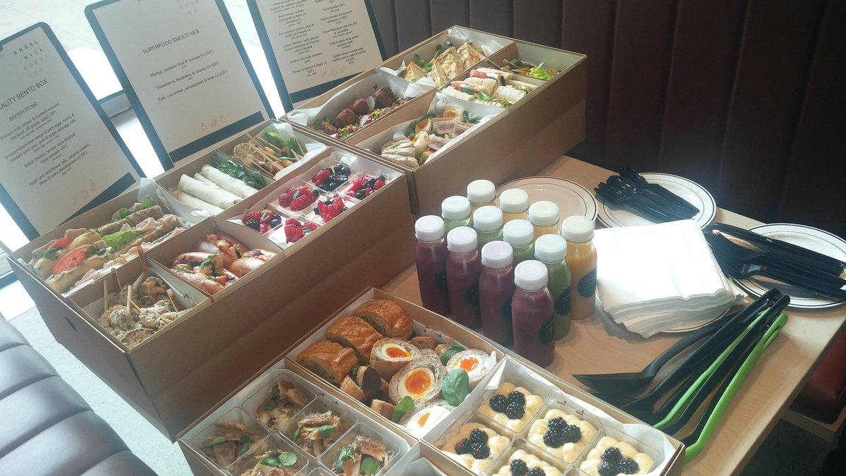MattVernonChef's tweet photo. Bespoke Angel Hill Hospitality bento boxes @AngelHillFood @ServestFoodCo @CateringAcademy https://t.co/8SAHLIGtse