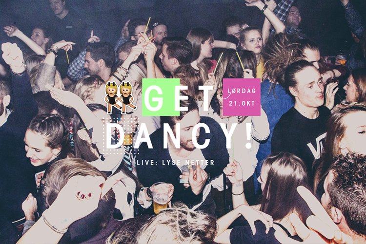 parkteatret's tweet photo. 🎉NYHET🎉 Neste Get Dancy! blir 21. oktober, med livebesøk fra Lyse Netter! Billetter i salg nå: https://t.co/uZxQiFRWQk #getdancy #klubb https://t.co/ovQtH4gdZT