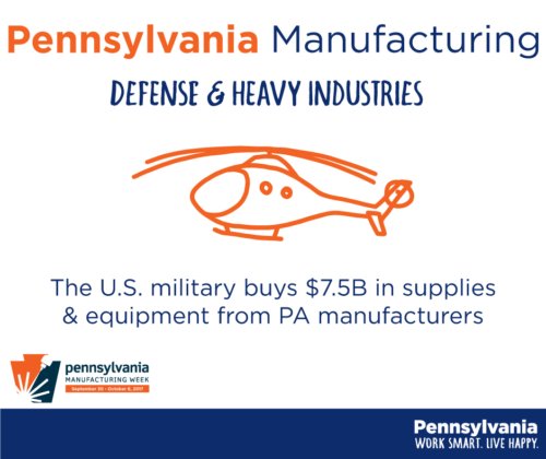 PennStateSBDC's tweet image. Learn more about today's focus for Pennsylvania Manufacturing Week. #IMakeinPA #MadeinPA