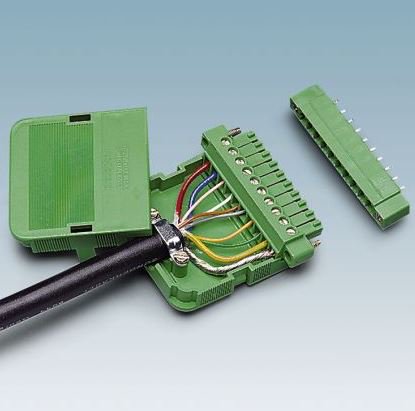 JimDunbarPxC's tweet photo. KGG cable housings from @phoenixcontact provide strain relief for the cable and make plugging/unplugging connections much easier. https://t.co/NXVDYSbloK