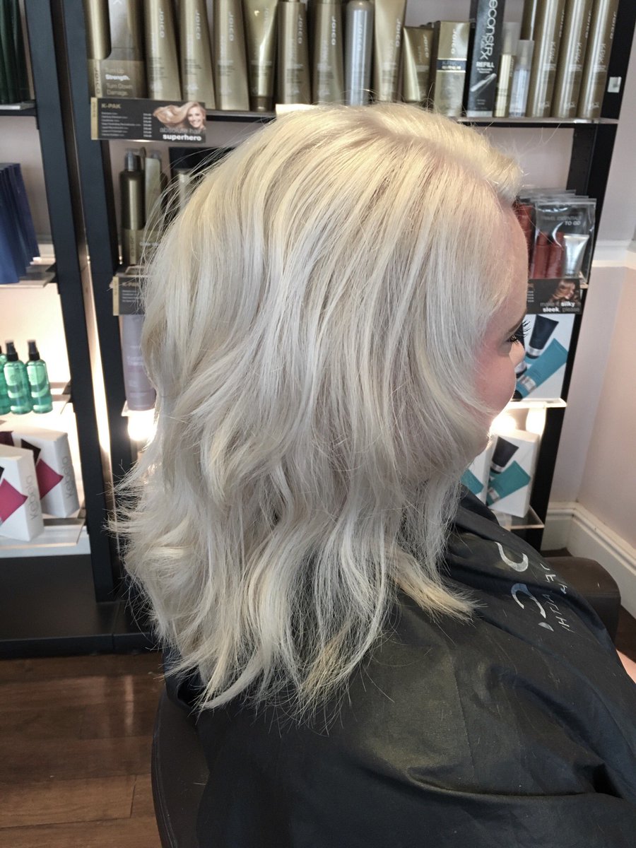 BeverleyASCF's tweet photo. Created by me, still loving the grey look. #greyhair #love @Joico @SalonConceptsUK 💖 https://t.co/NOzoKU9JMr