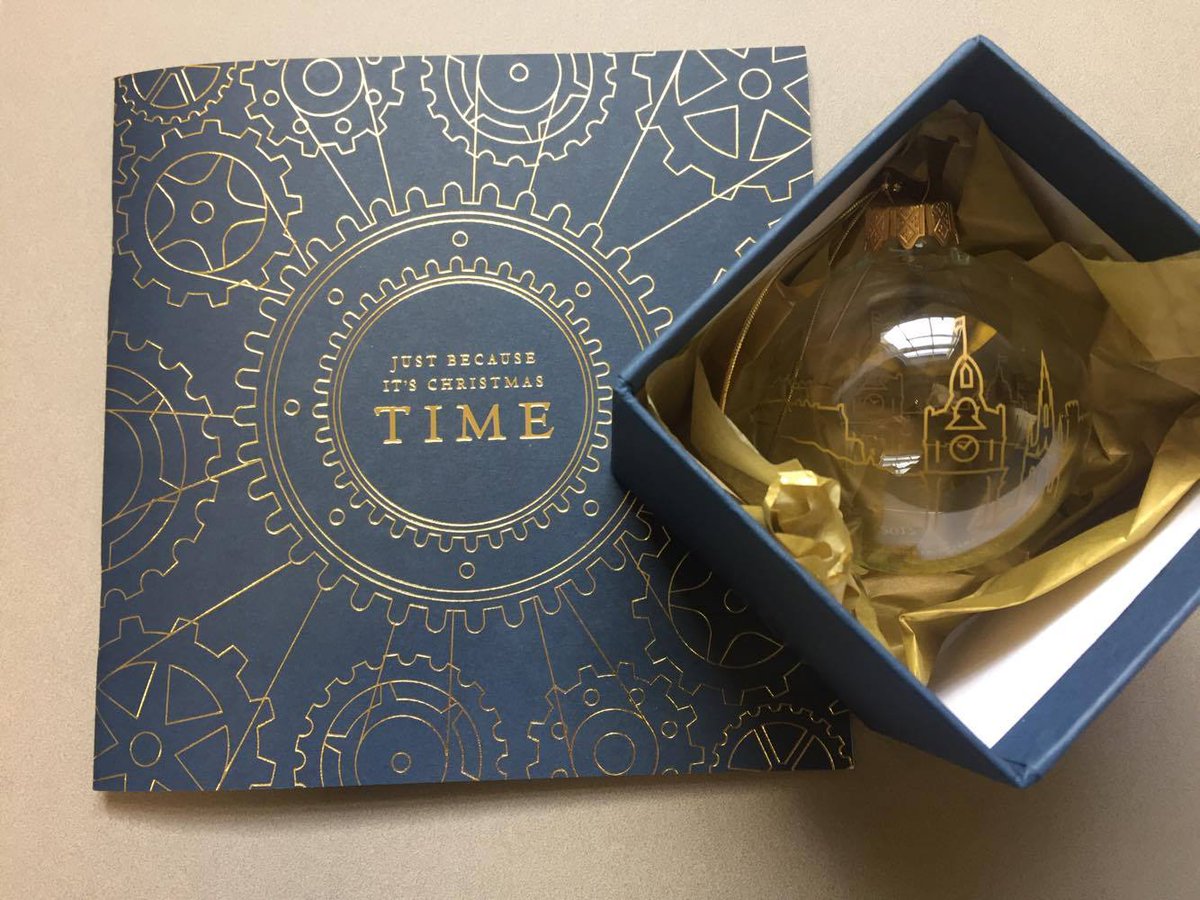 Check out these beautiful festive baubles The Balmoral have launched for Christmas🎄...and the beautiful box we made for them😉