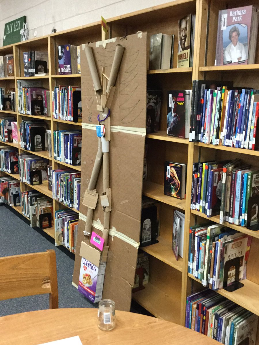 WallArtCHS's tweet photo. 7th grade is making marble runs in the maker space! https://t.co/wrvxwkXgOG