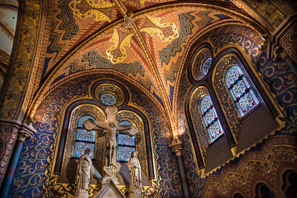 Tripvoflights's tweet photo. RT @sobore: Looking inside St. Matthias Church of Budapest, Hungary 
#travel https://t.co/X2h1e7gHro