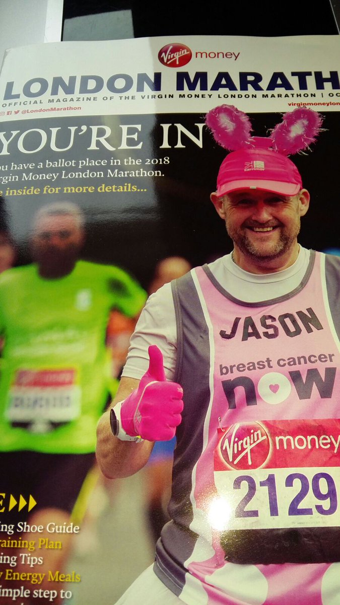 MJPurslow's tweet photo. @LondonMarathon Yay!! https://t.co/b8UtC2jggN