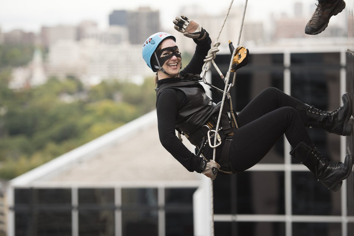 EasterSealsON's tweet photo. #DropZoneTO presented by @CREITmgmt takes place tmrw at 175 Bloor St. If you're in town drop & support superheroes for Easter Seals kids! https://t.co/6hV4lTMzfB