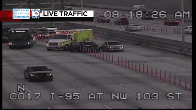 Crash on I-95 SB Express at NW 103rd St #traffic https://t.co/68JGXdHul1
