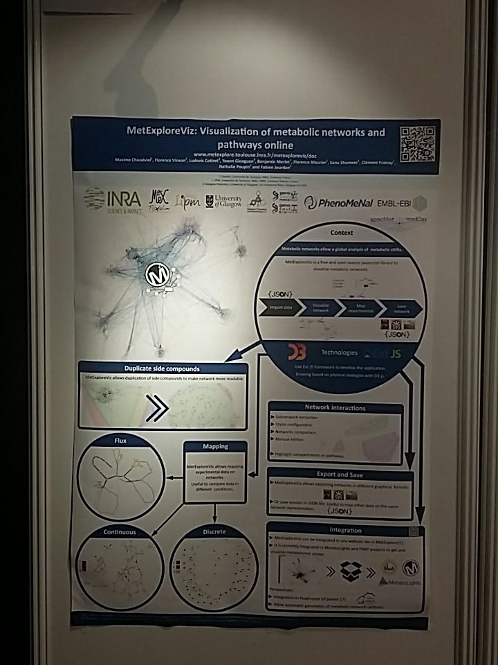 Le_Xaz's tweet photo. MetExploreViz pour la visualisation de réseaux métaboliques en ligne. #SMMAP2017 @MetExplore  @Disneyland https://t.co/RMOu8Ve8L3