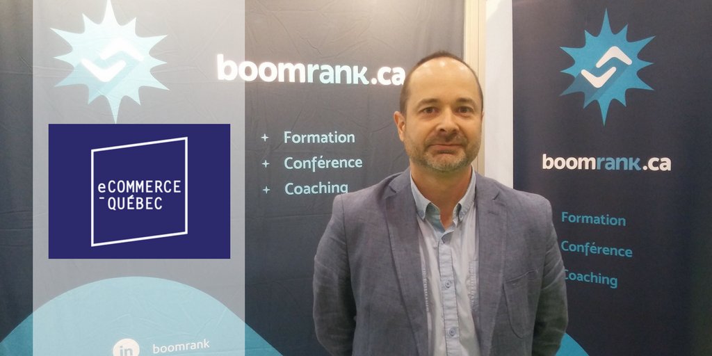 infoBoomrank's tweet photo. Nous sommes au salon du eCommerce-Québec du @CQCD_Express aujourd'hui et demain. Au plaisir! #ecomqc17 https://t.co/oMtksKmyXm https://t.co/rg9ropGRHz