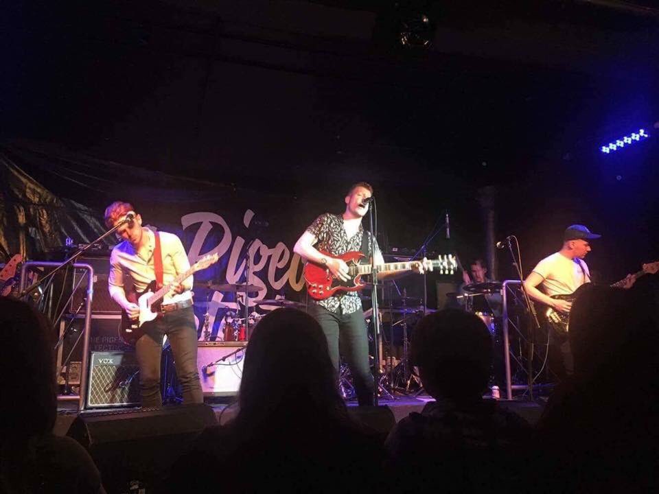 BrokenBoyMusic's tweet photo. DUNFERMLINE WE'RE BACK! 

Come catch up supporting the boys in Dancing on Tables at PJ Molloys on Saturday the 14th October! https://t.co/z9qBpo1YlY