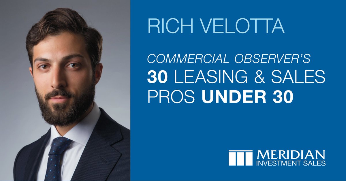 Congratulations Rich Velotta! commercialobserver.com/2017/10/30-und… #cre #sales #NYC