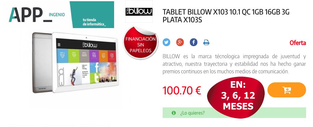 App_ingenio's tweet photo. OFERTAS QUE NO SE PUEDEN ESCAPAR.
#appinformatica #inace #appingenio https://t.co/FSvYfP6PfU