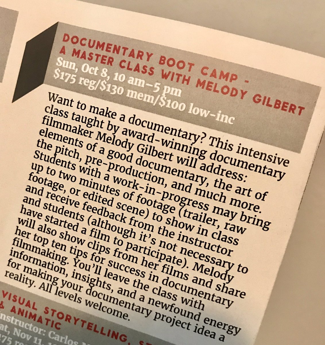 melodyMN's tweet image. Want to learn how to make a #documentary? Sign up for my "Doc Boot Camp" at @MyFilmNorth .Class almost full!   info: myfimnorth.org