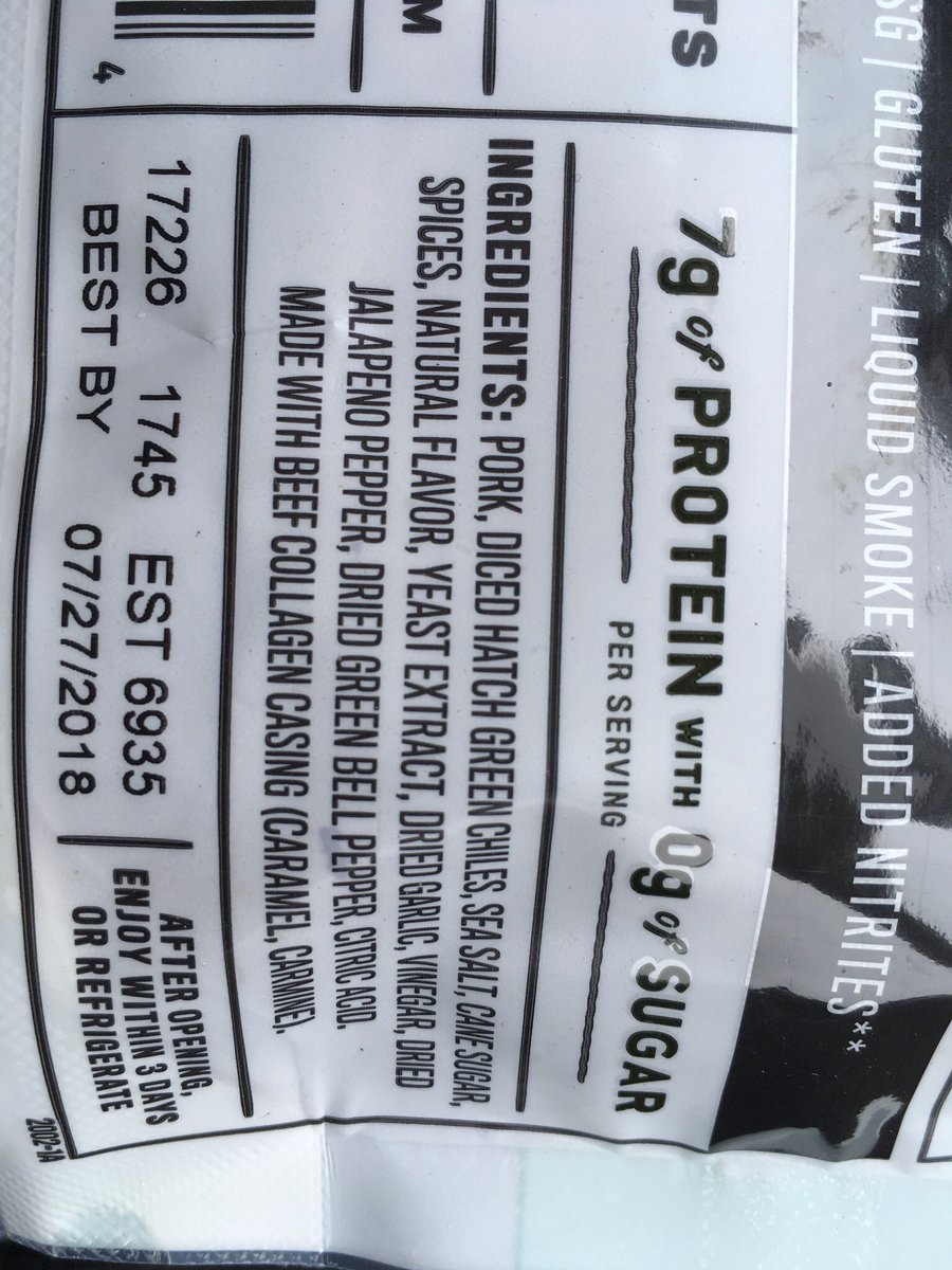 What say you <a href="/VinnieTortorich/">Vinnie Tortorich</a> ? Says 0g sugar but lists cane sugar as ingredient? Duke’s jersey.