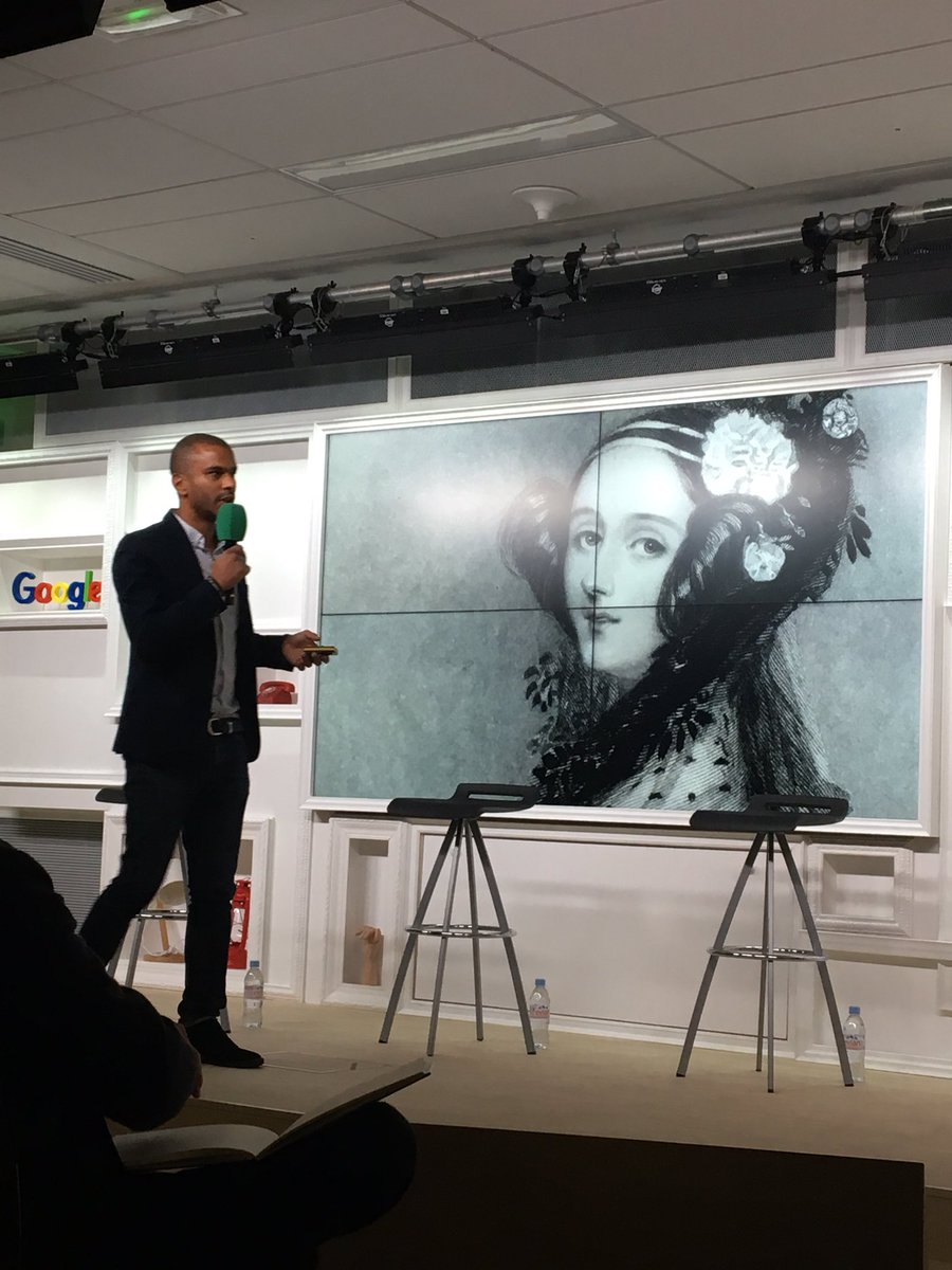 #MaddyTalk l'#education du futur, petit rappel de <a href="/GuillaumeSekko/">Guillaume Sekko</a> Ada Lovelace 💪🏽 la première programmeuse !!