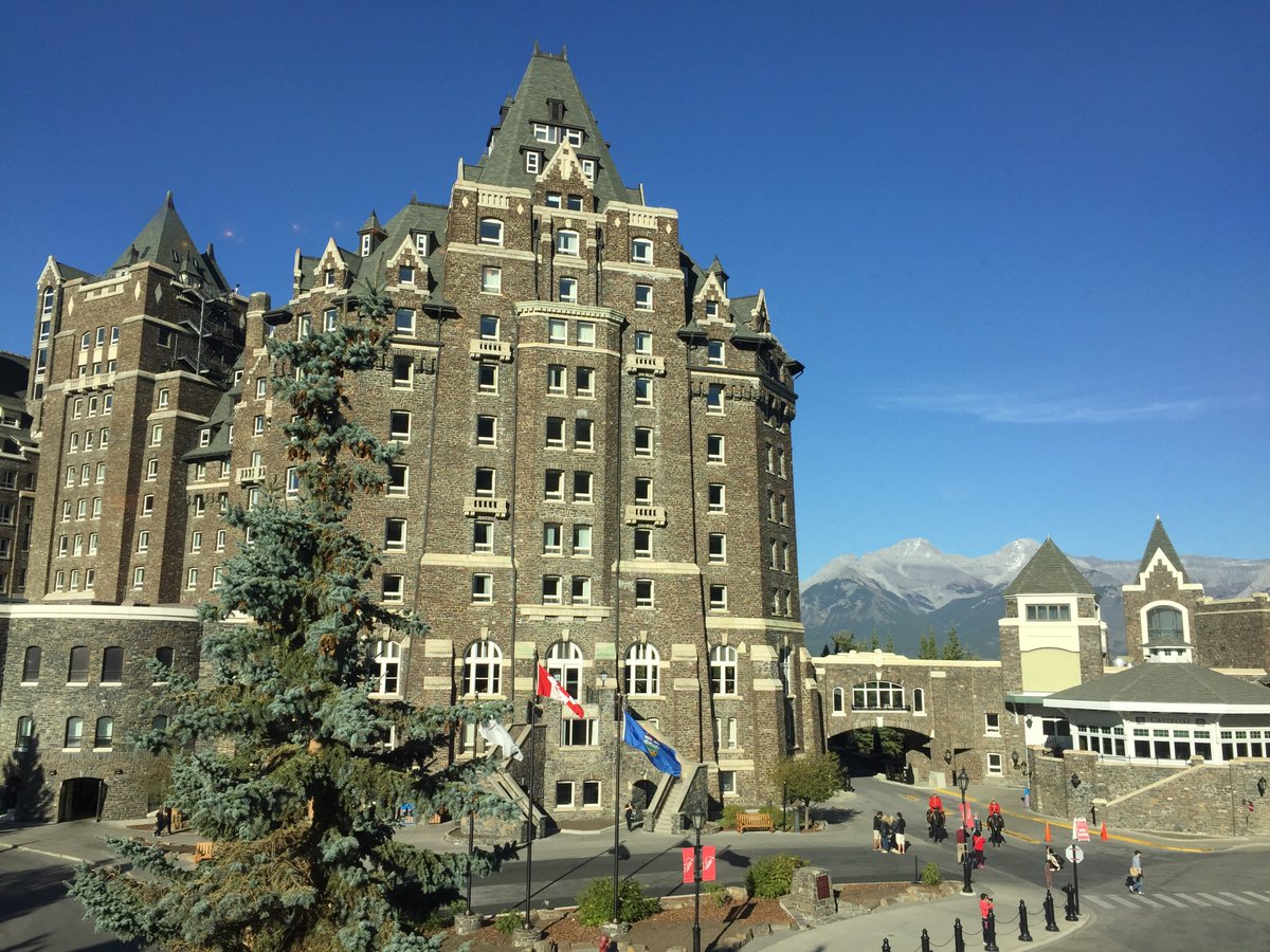CABVI2017's tweet photo. Thanks to the beautiful @FairmontHotels Banff Springs for being our home away from home for the last few days. #CABVI #Banff https://t.co/fsP0PEN2yR