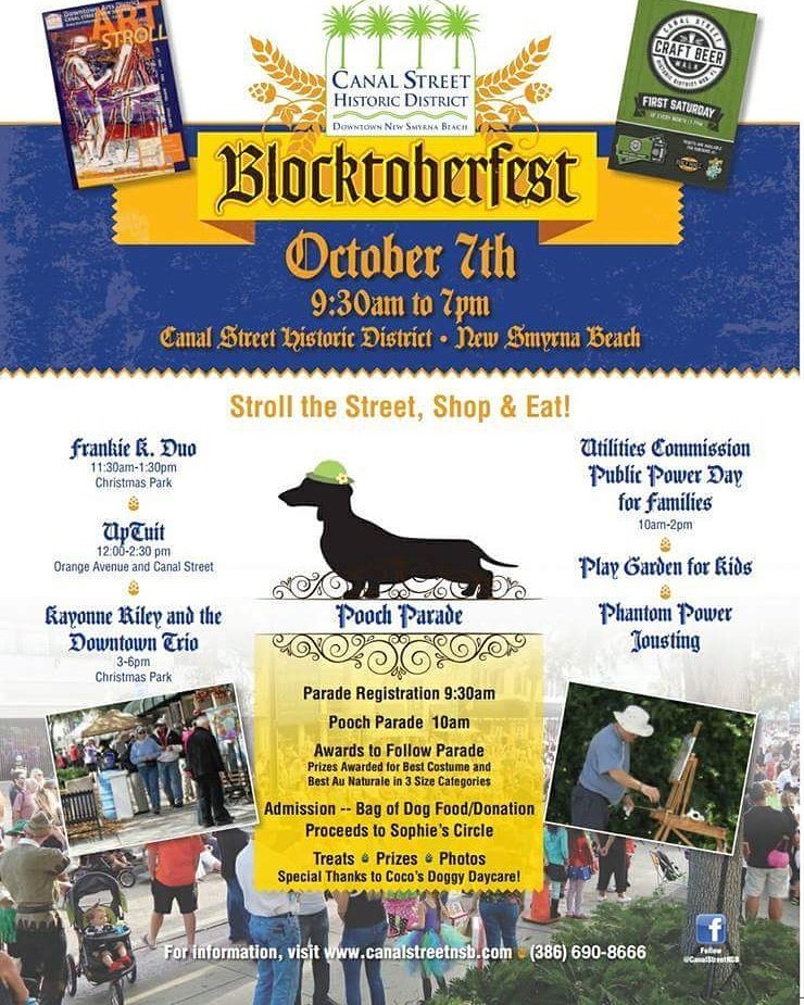 Lots of fun stuff happening on Canal Street this Saturday!! #canalstreetnsb