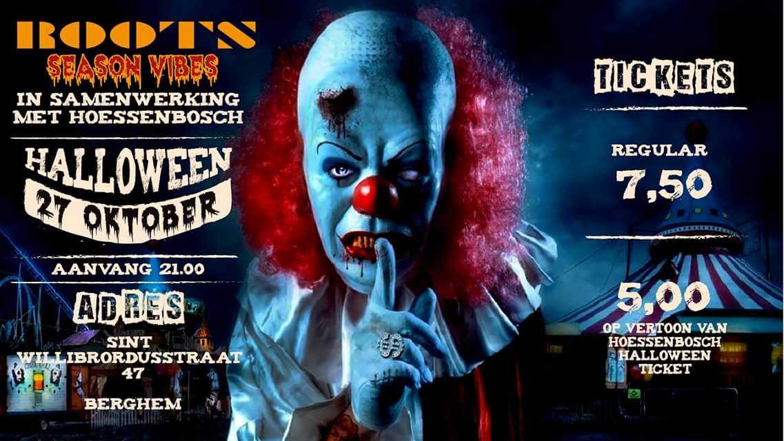 Vrijdag 27 oktober Miss Nagine in The Roots! #Halloween #Halloweentime