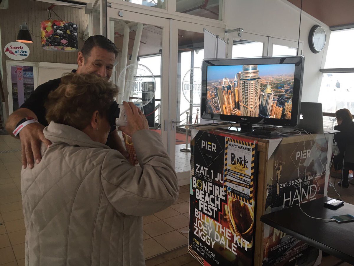 AgeFriendly_TH's tweet photo. Earlier this evening when our guests tried virtual reality for the first time with @dutch_vr #agefriendly #thehague https://t.co/M3T08GlPCy