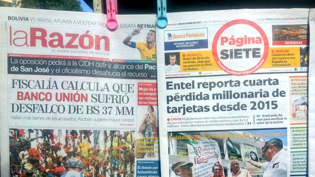 tinchez's tweet photo. "Desfalco", "pérdida" eufemismos, para no decir ROBO https://t.co/7G1h7OmhW2